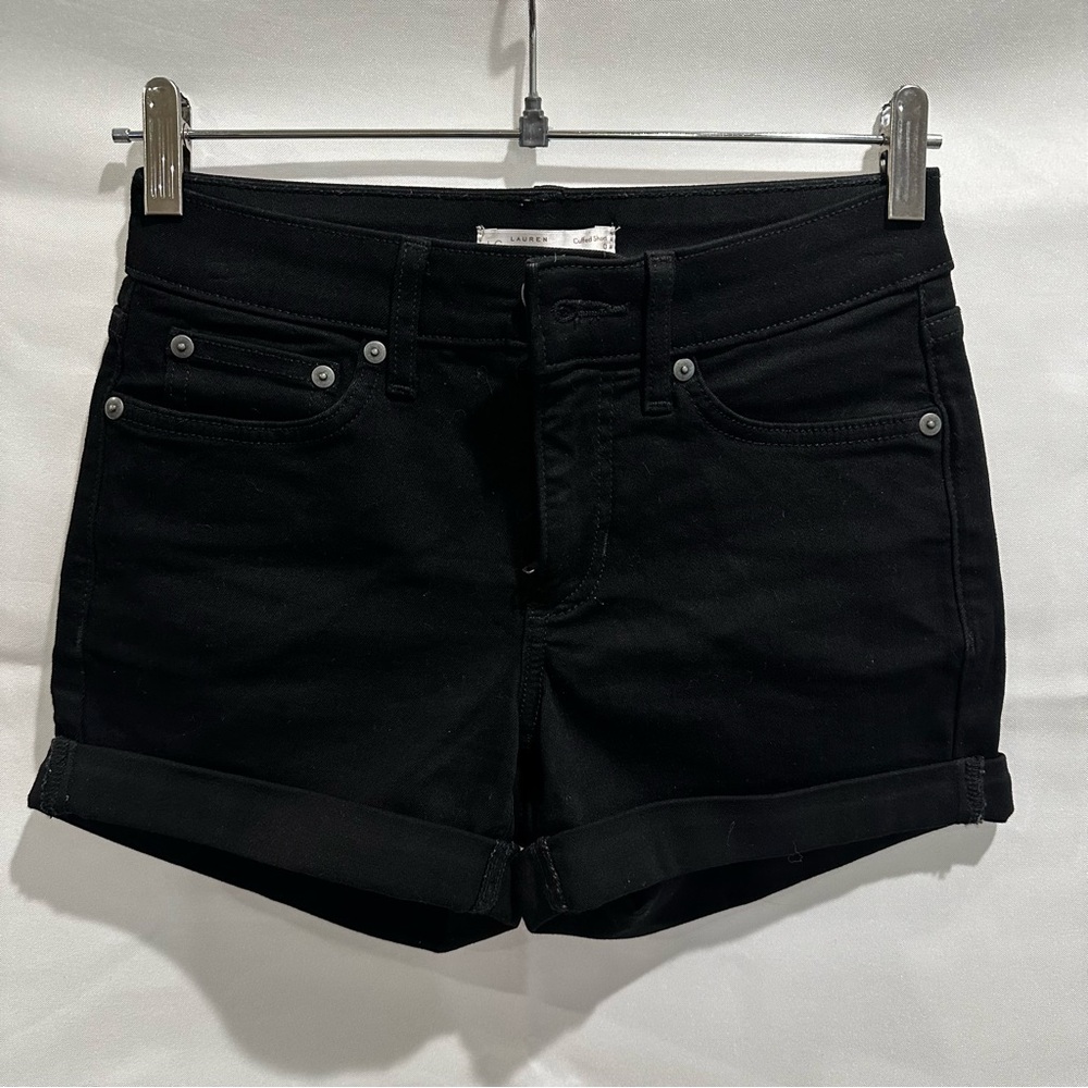LC Lauren Conrad Black Jean Shorts